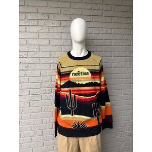 Nextiva Men’s Southwestern Desert Landscape Sweater Size XXL